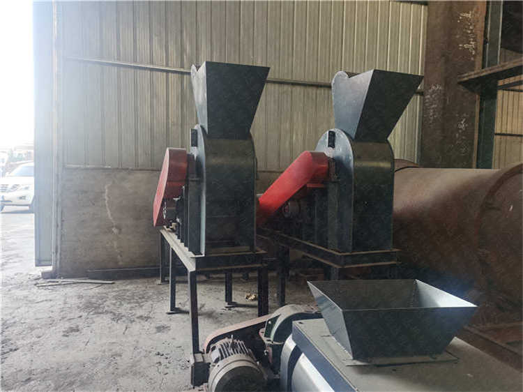 木薯渣破碎肥料處理機,加工有機肥雙級粉碎機,下料順暢