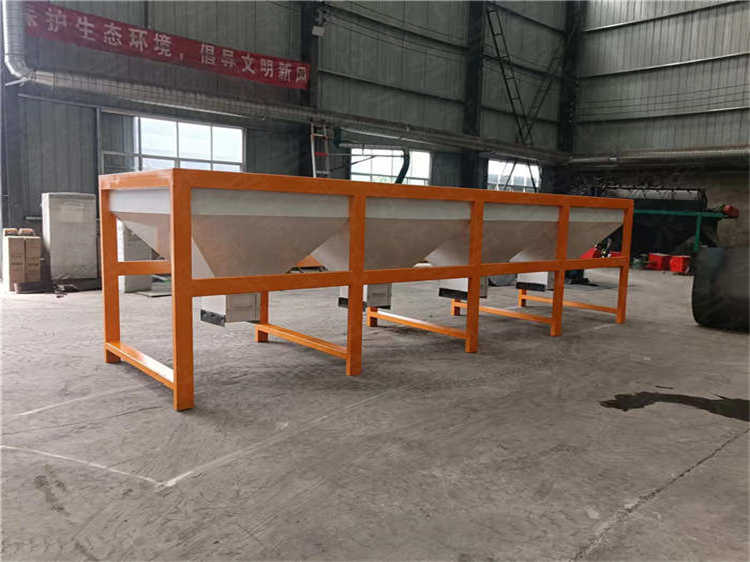 連續給料五倉配料機,有機肥多功能原料儲料機,生產線配套設備