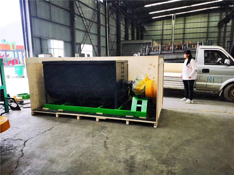 污泥畜牧糞便連續(xù)式混料機 豬糞雞糞牛糞拌料機 興達臥式攪拌機